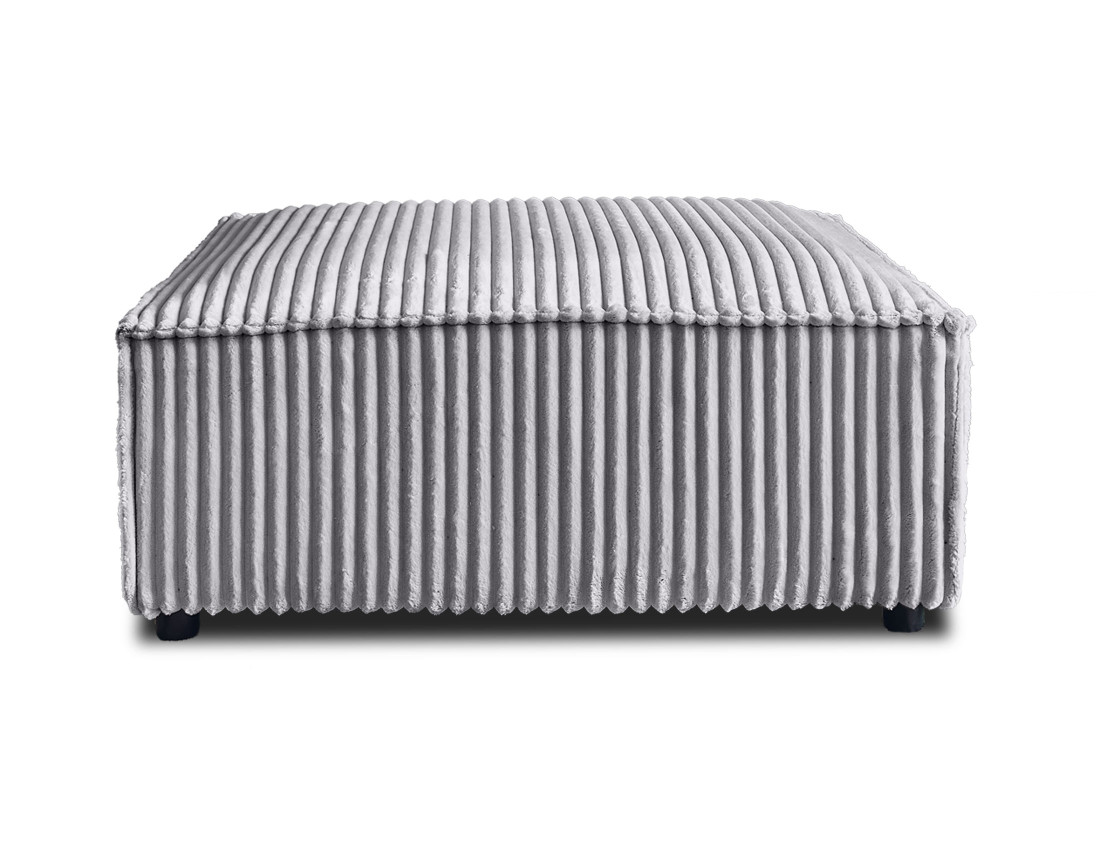 Pouf en velours côtelé grosses côtes Stella Pouf en velours côtelé grosses côtes Stella