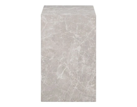 Bout de canapé haut effet marbre 30 cm Pula