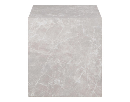 Bout de canapé effet marbre 40 cm Pula