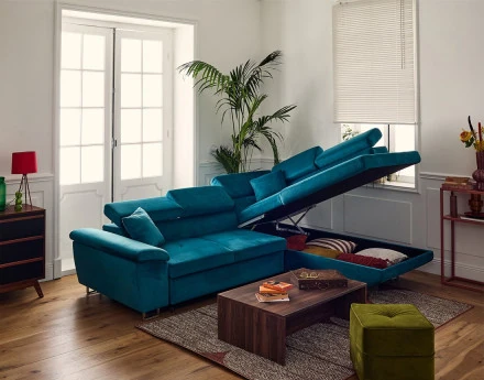 Canapé d'angle droit 5...