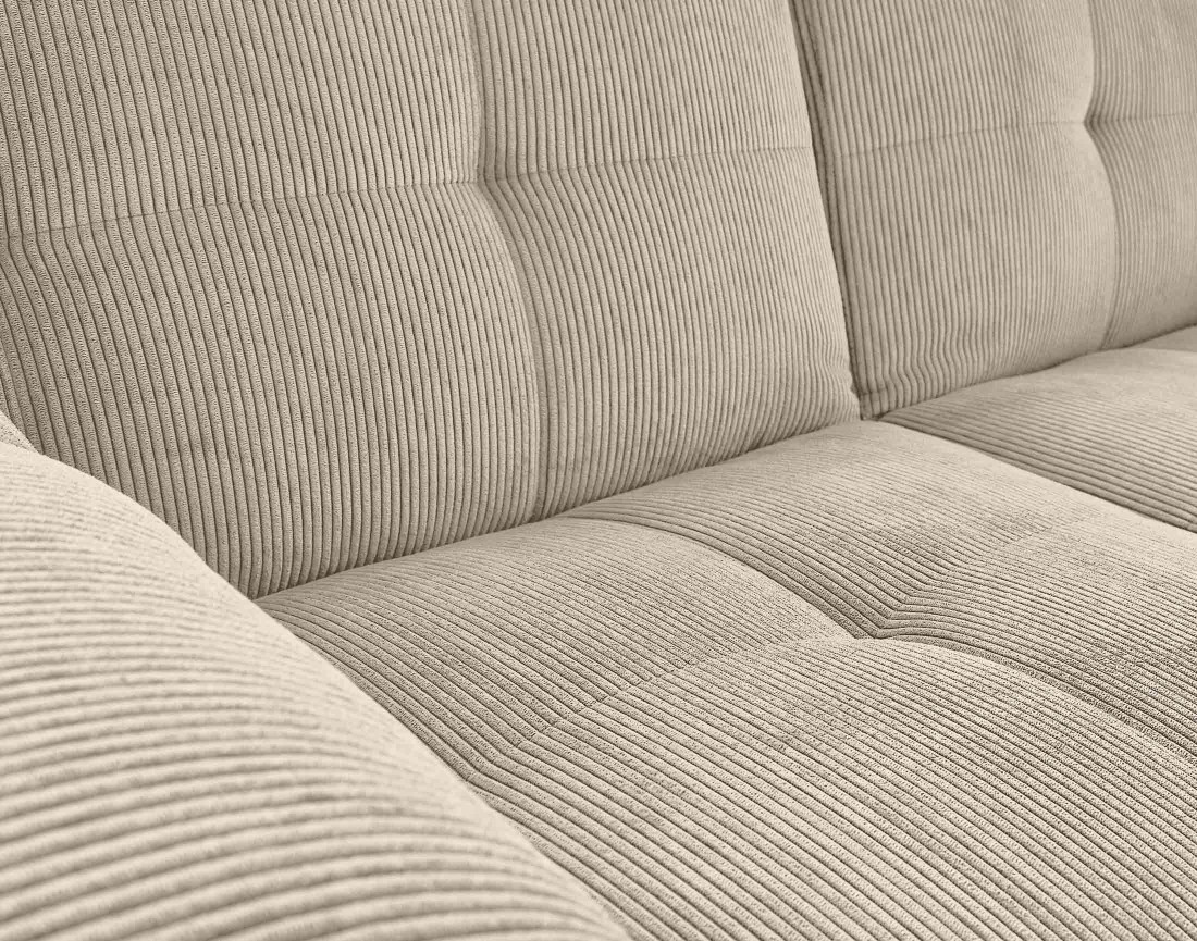 Canapé convertible clic-clac 2 places en velours côtelé Philae Canapé convertible clic-clac 2 places en velours côtelé Philae