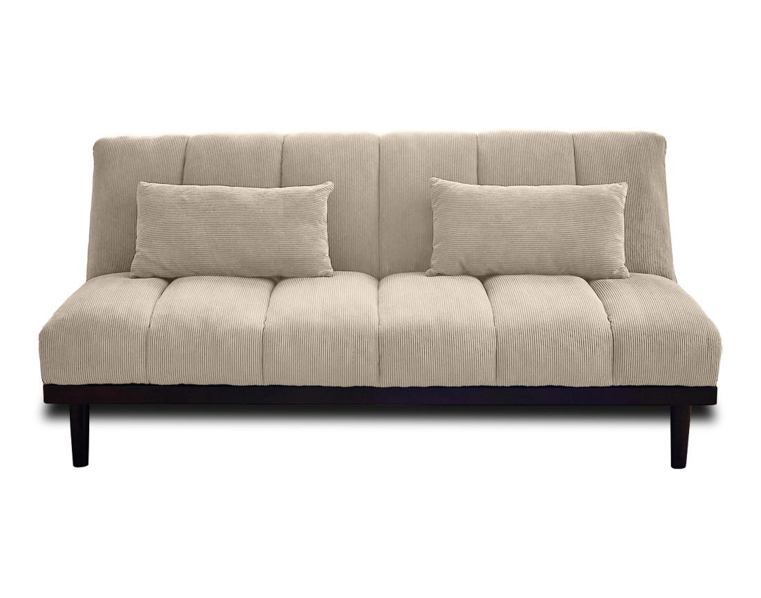 Canapé convertible clic-clac 2 places en velours côtelé Samarra Canapé convertible clic-clac 2 places en velours côtelé Samarra