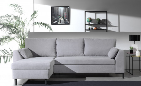 MONTANA - Canapé d'angle réversible convertible en tissu MONTANA - Canapé d'angle réversible convertible en tissu