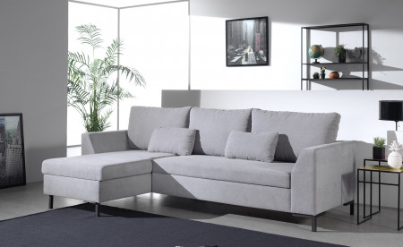 MONTANA - Canapé d'angle réversible convertible en tissu MONTANA - Canapé d'angle réversible convertible en tissu