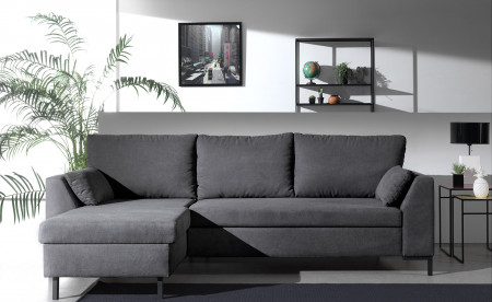 MONTANA - Canapé d'angle réversible convertible en tissu MONTANA - Canapé d'angle réversible convertible en tissu