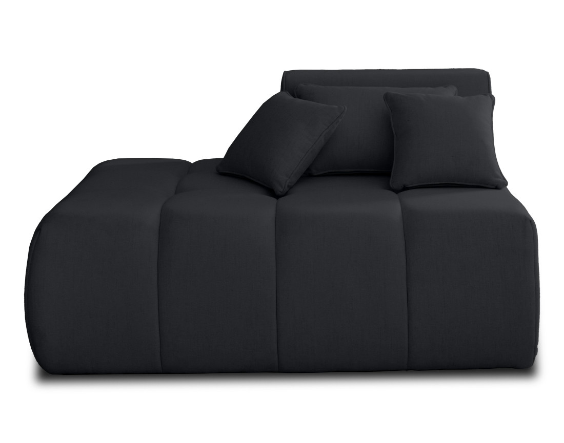 Module d'assise gauche en tissu Caracas
