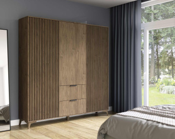 Armoire en bois 185x192 cm...