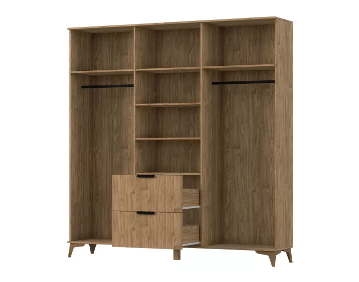 Armoire en bois 185x192 cm Portmore