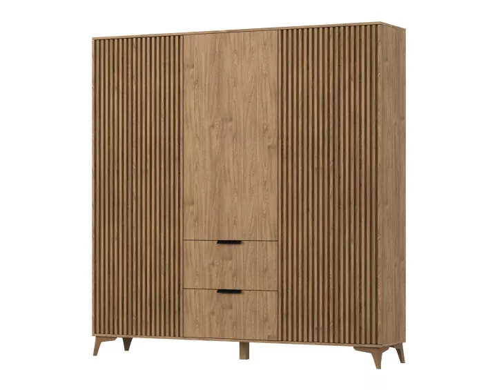 Armoire en bois 185x192 cm Portmore