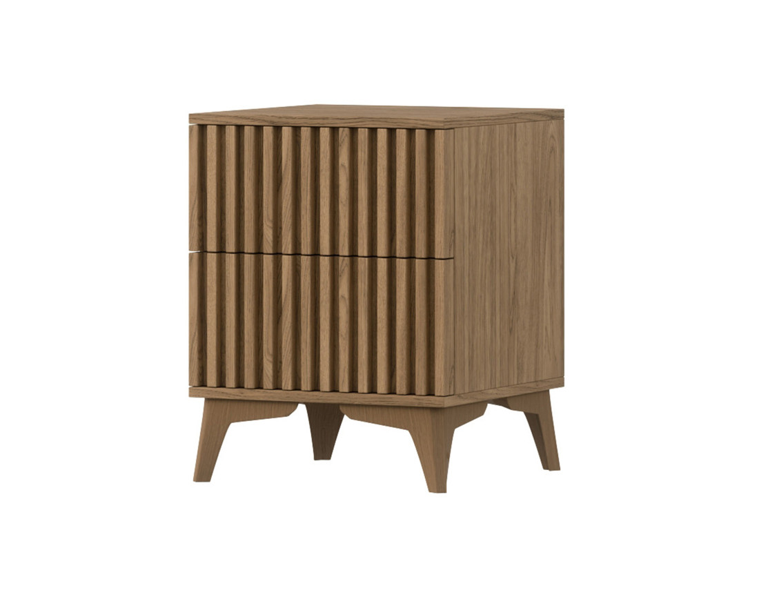 Table de chevet 40 cm en bois Portmore