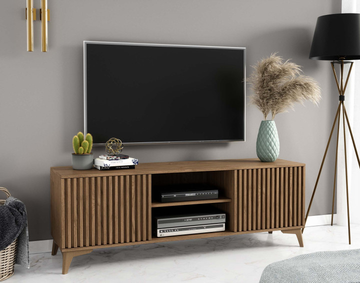 Meuble TV en bois 150 cm Portmore