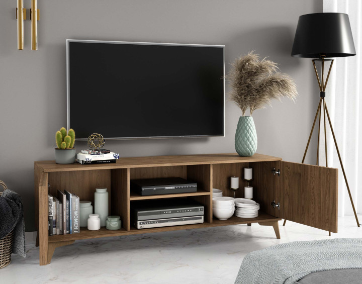 Meuble TV en bois 150 cm Portmore