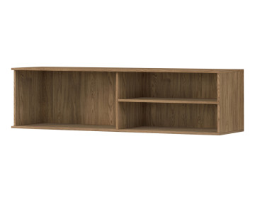 Meuble TV suspendu en bois 2 niches et 1 porte 150 cm Portmore