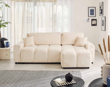 Canapé d'angle réversible 4 places convertible Crocus - Best Mobilier