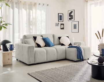 Canapé d'angle réversible 4 places convertible Crocus - Best Mobilier