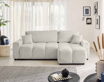Canapé d'angle réversible 4 places convertible Crocus - Best Mobilier