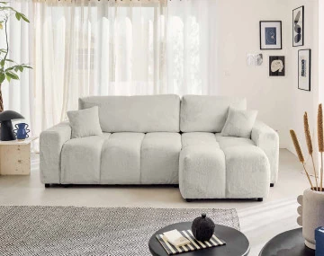 Canapé d'angle réversible 4 places convertible Crocus - Best Mobilier