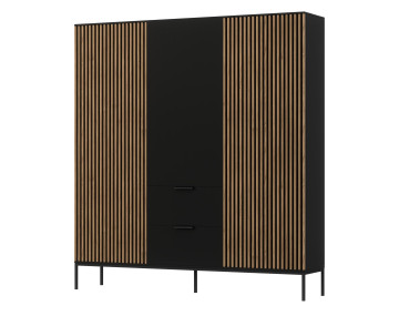 Armoire bois et noir...