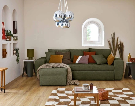 Canapé d'angle réversible 4...