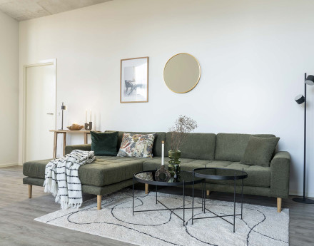 Tapis blanc et noir 160x230 cm Guimar