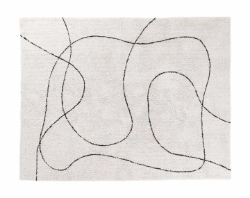 Tapis blanc et noir 200x300...