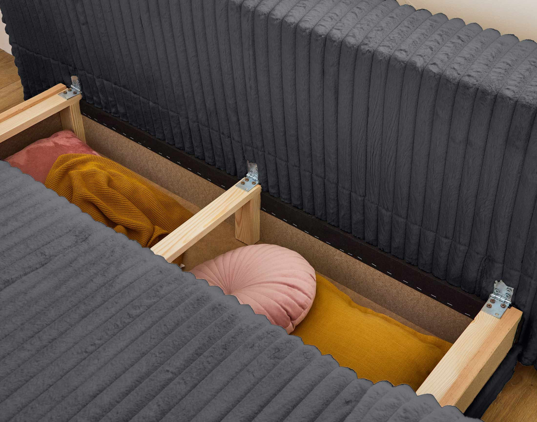 Canapé droit 3 places convertible Cristal - Best Mobilier