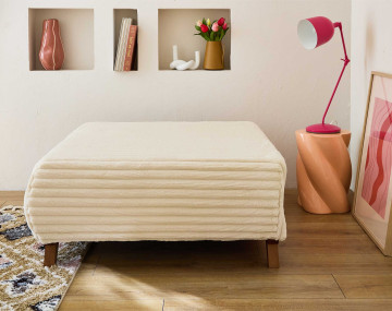 Pouf modulable 95 cm en...