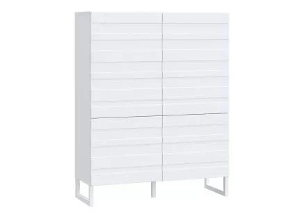 Buffet haut blanc 140x110 cm Sofia