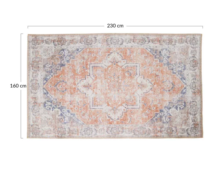 Tapis orange 160x230 cm Galdar