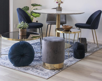 Tapis bleu 200x300 cm Galdar