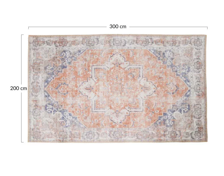 Tapis orange 200x300 cm Galdar