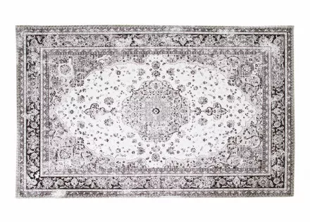 Tapis noir et blanc 200x300 cm Galdar