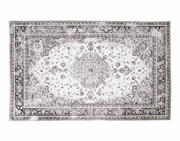 Tapis noir et blanc 200x300 cm Galdar