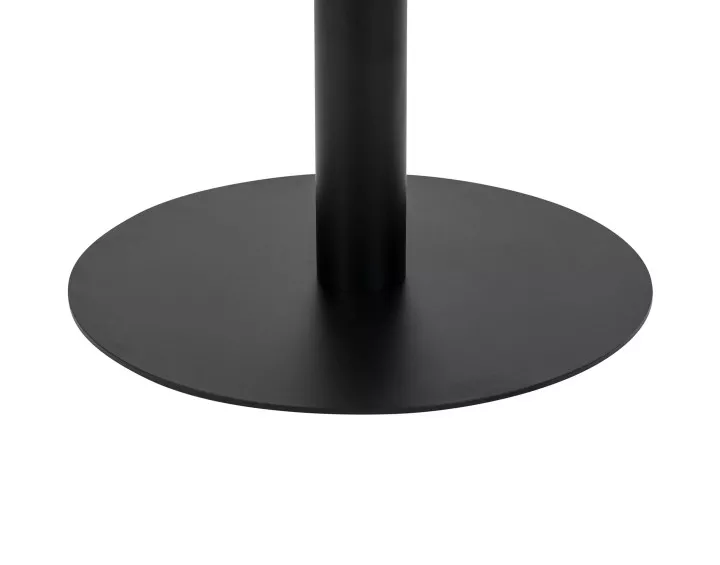 Table basse ronde effet marbre noir 70 cm Valverde