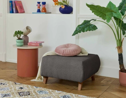 Pouf modulable 65 cm en...