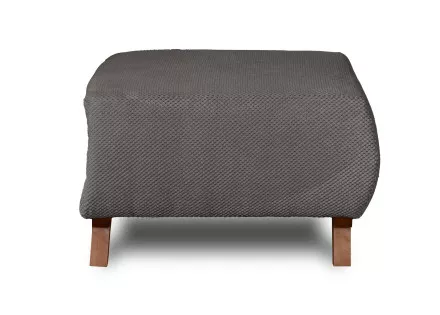 Pouf modulable 65 cm en velours texturé Cristal