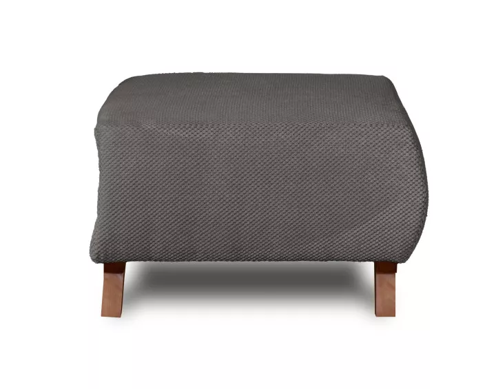 Pouf modulable 65 cm en velours texturé Cristal