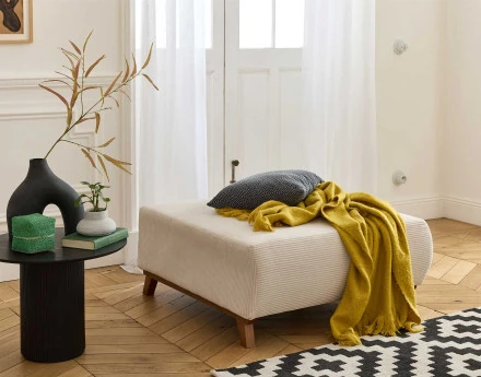 Pouf 95 cm en velours...