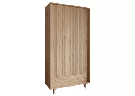 Armoire bois 92x180cm Diego