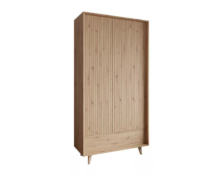 Armoire bois 92x180cm Diego