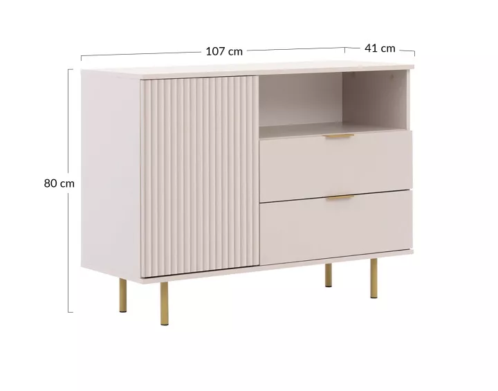 Buffet beige 107cm Monica