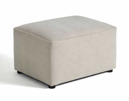 Pouf en tissu texturé Canopy