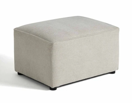 Pouf en tissu texturé Canopy