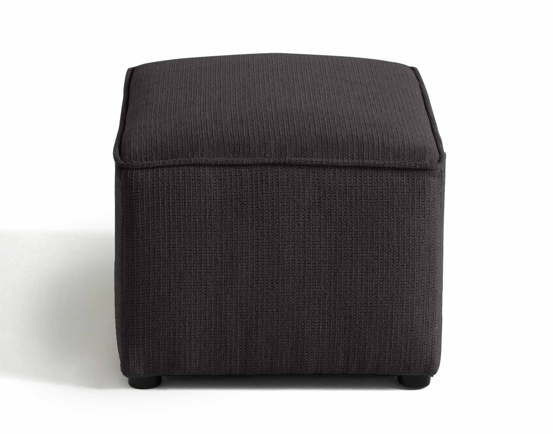 Pouf en tissu texturé Canopy