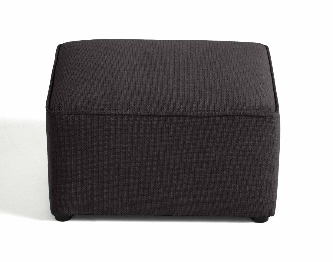 Pouf en tissu texturé Canopy