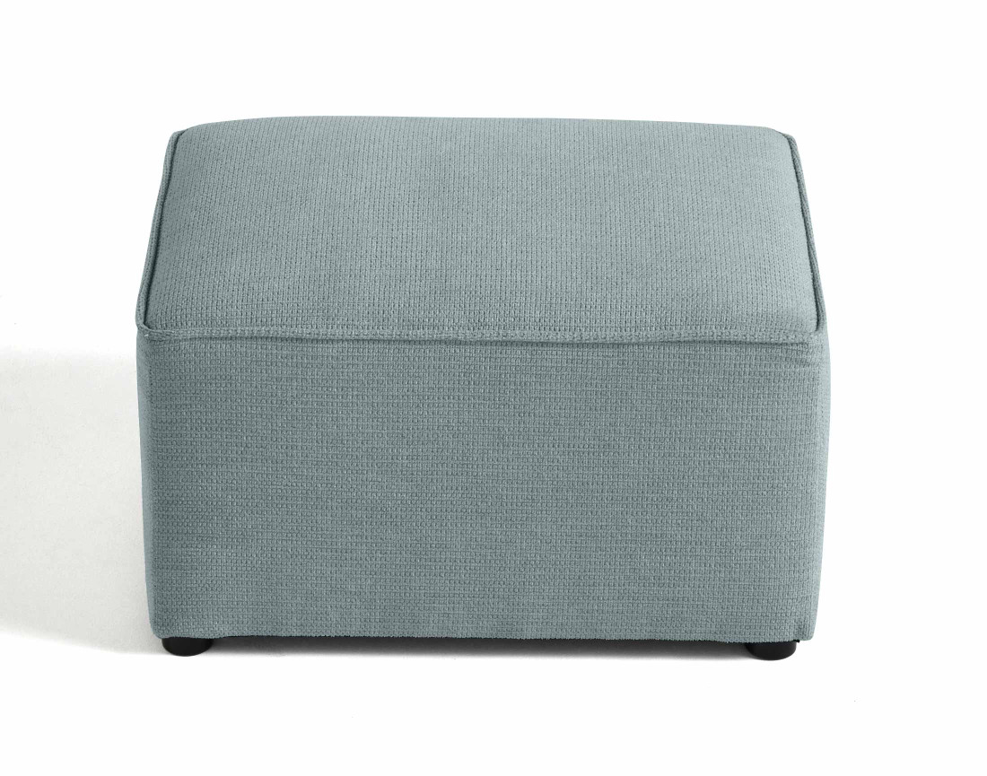 Pouf en tissu texturé Canopy