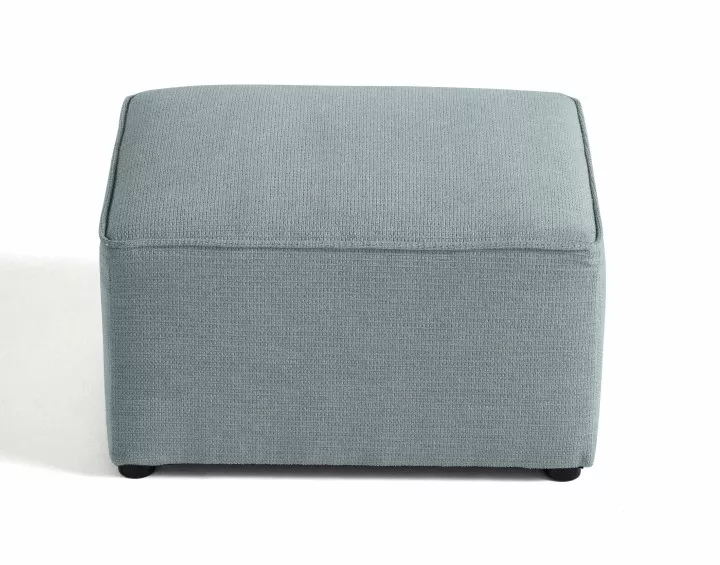 Pouf en tissu texturé Canopy