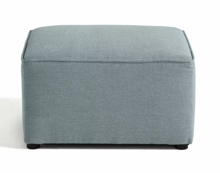 Pouf en tissu texturé Canopy