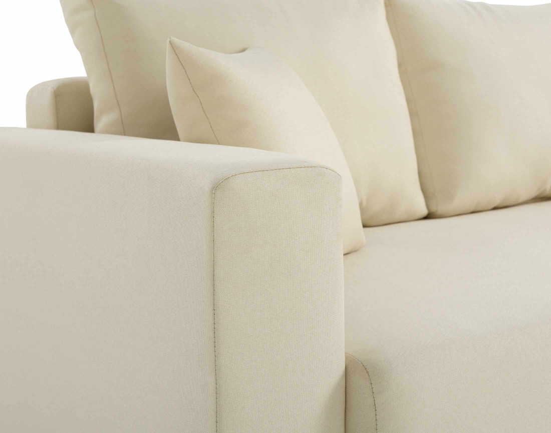 Canapé 3 places convertible avec coffre en tissu Regala Canapé 3 places convertible avec coffre en tissu Regala