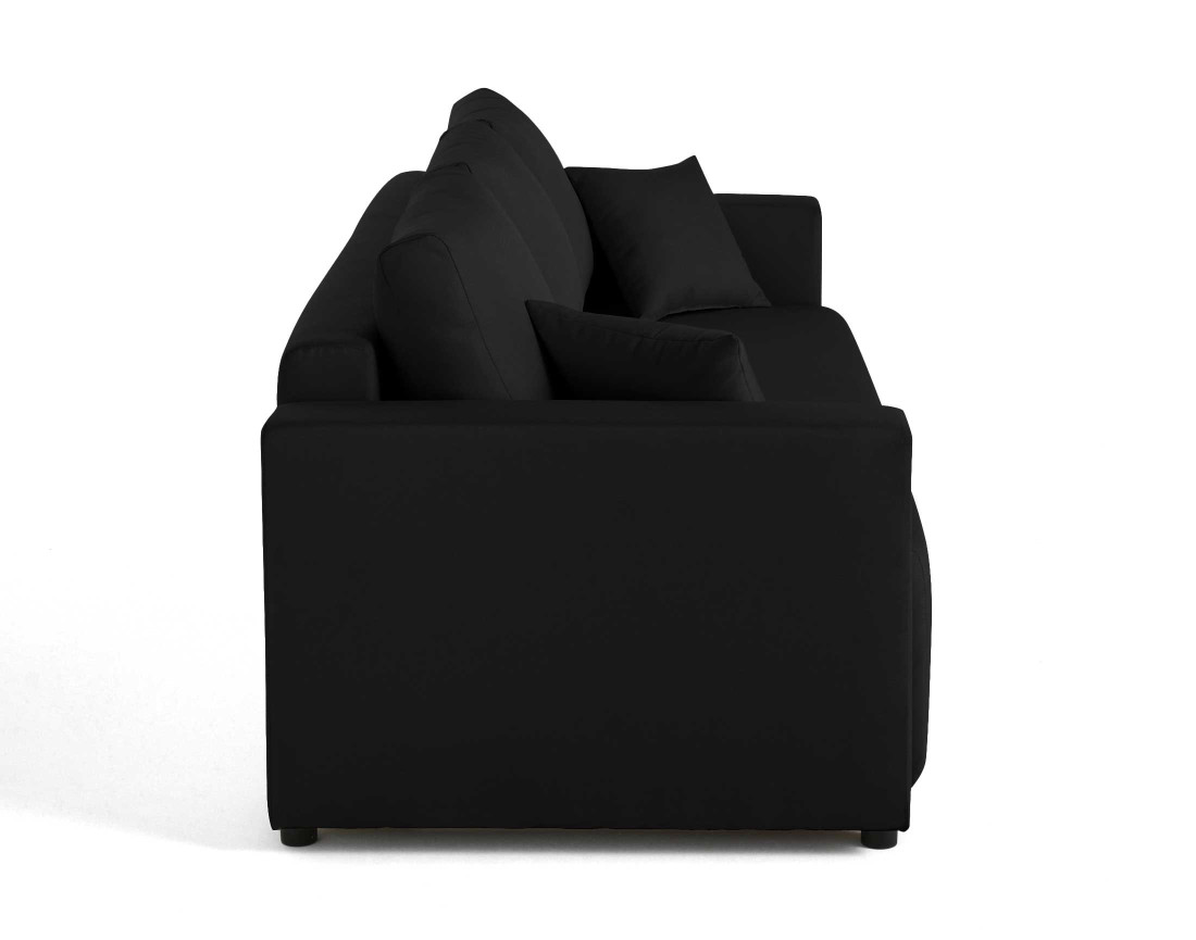 Canapé 3 places convertible avec coffre en tissu Regala Canapé 3 places convertible avec coffre en tissu Regala